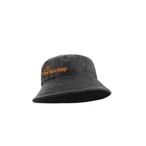 DEC 2023 Clockenflap Logo Bucket Hat – Dark Grey