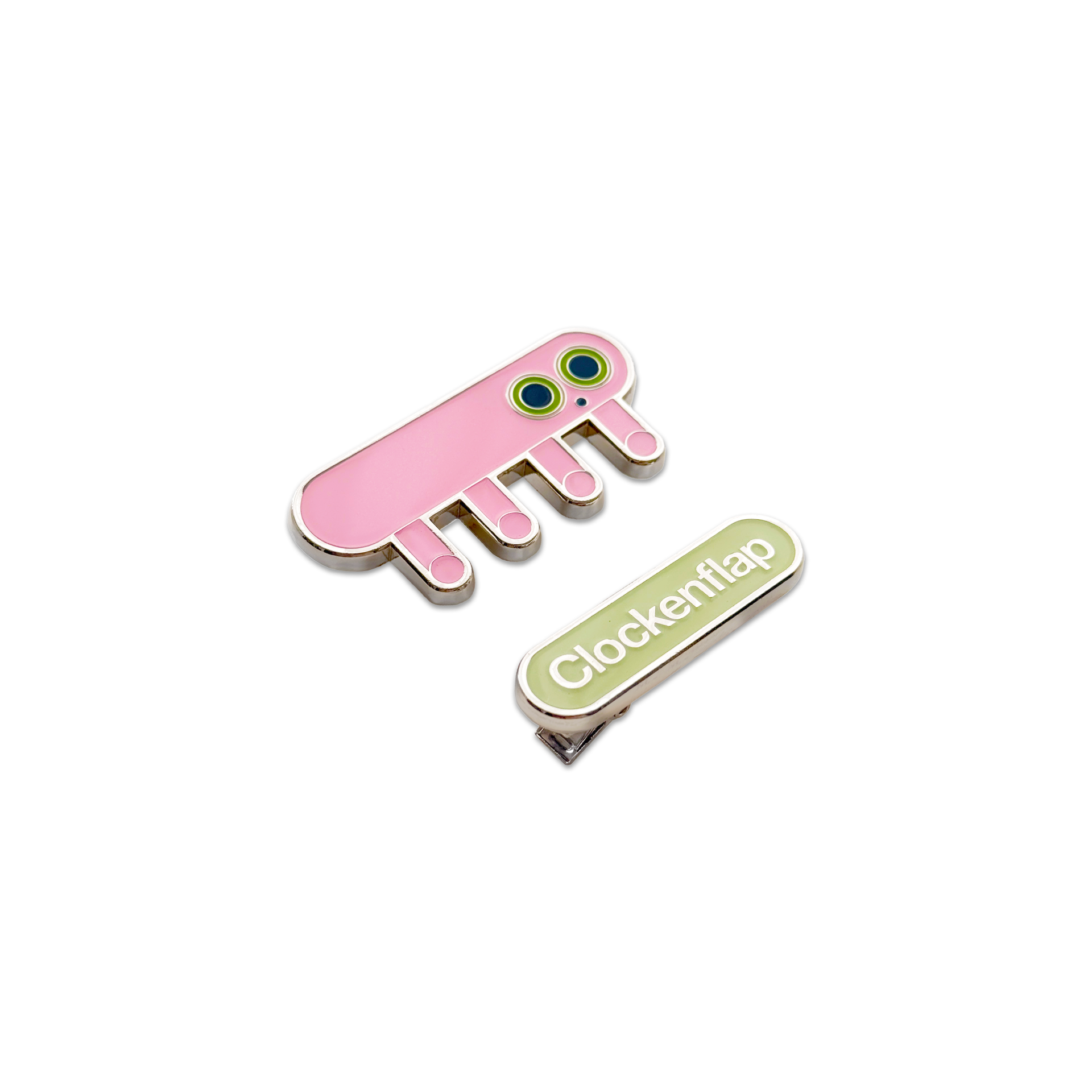 2024 Clockenflap Clip Set – Terry Pinky & Logo