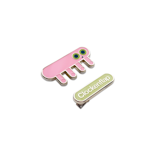 2024 Clockenflap Clip Set – Terry Pinky & Logo