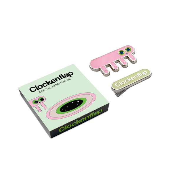 2024 Clockenflap Clip Set – Terry Pinky & Logo