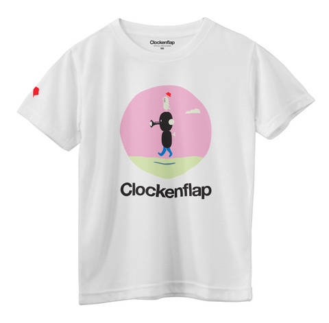 MAR 2023 Clockenflap Kids Tee – MELODY & BIRDEE - White